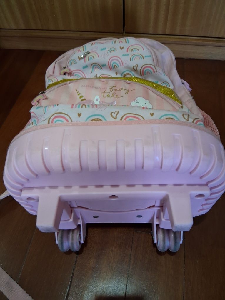 Mochila escola com rodas