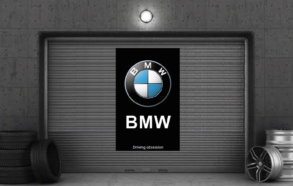 Baner plandeka 150x80cm BMW