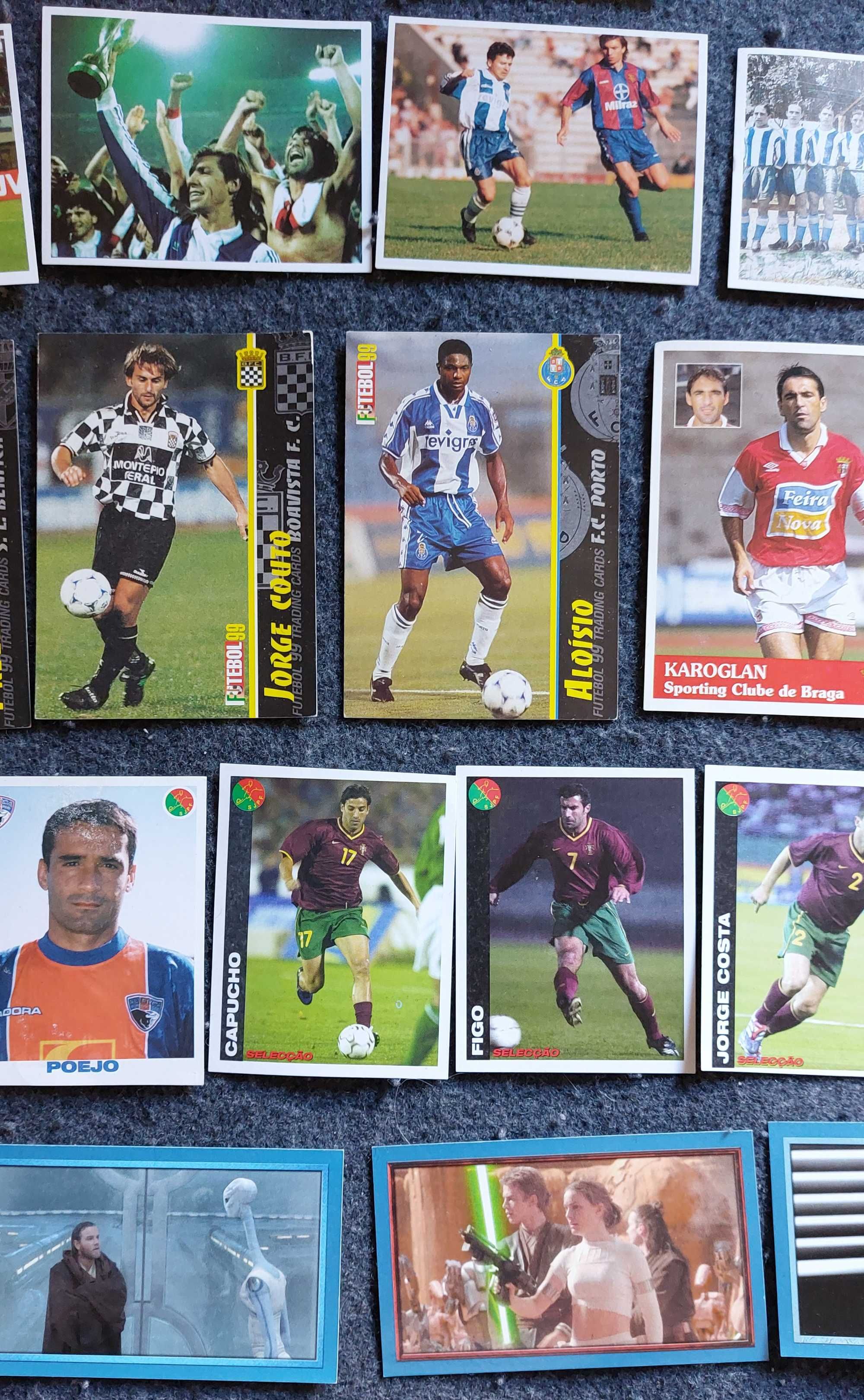 Lote de 21 Cromos de Futebol + Star Wars