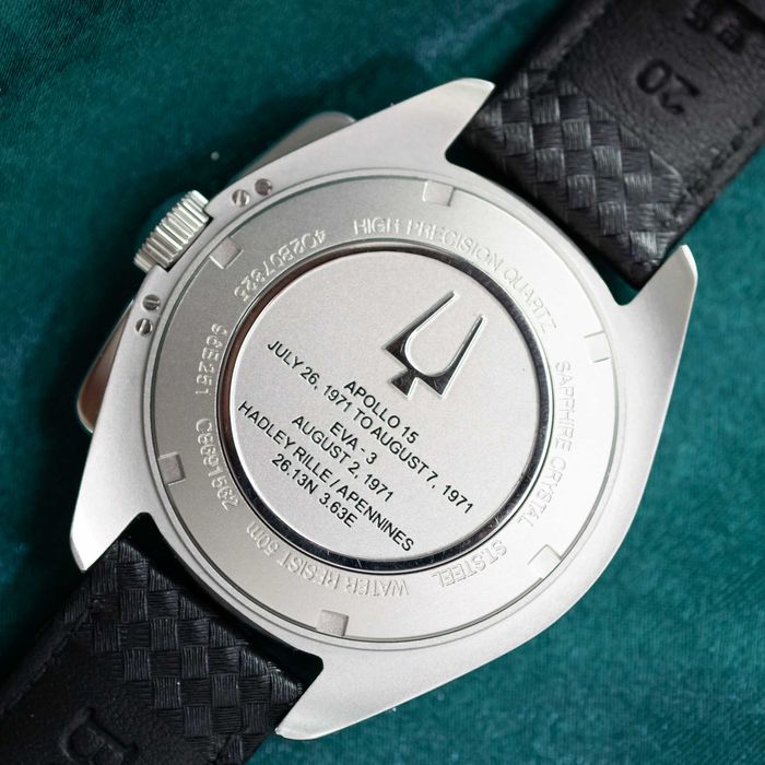 BULOVA LUNAR PILOT 96B251 Moon Watch Apollo 15 Nowy Gw. 6 lat  + pasek