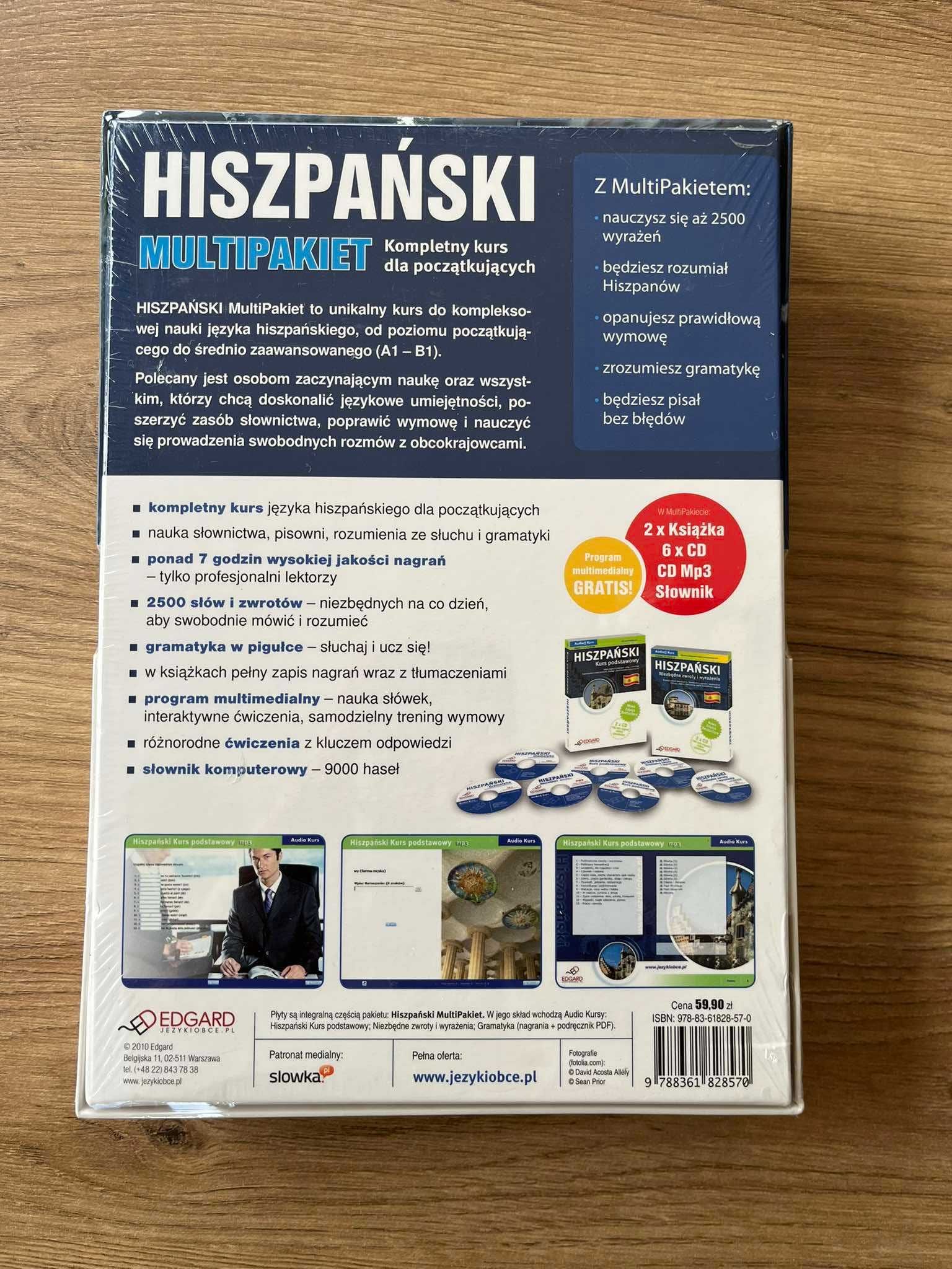 Audio kurs. Hiszpański. Multipakiet. Poziom A1-B1 + CD