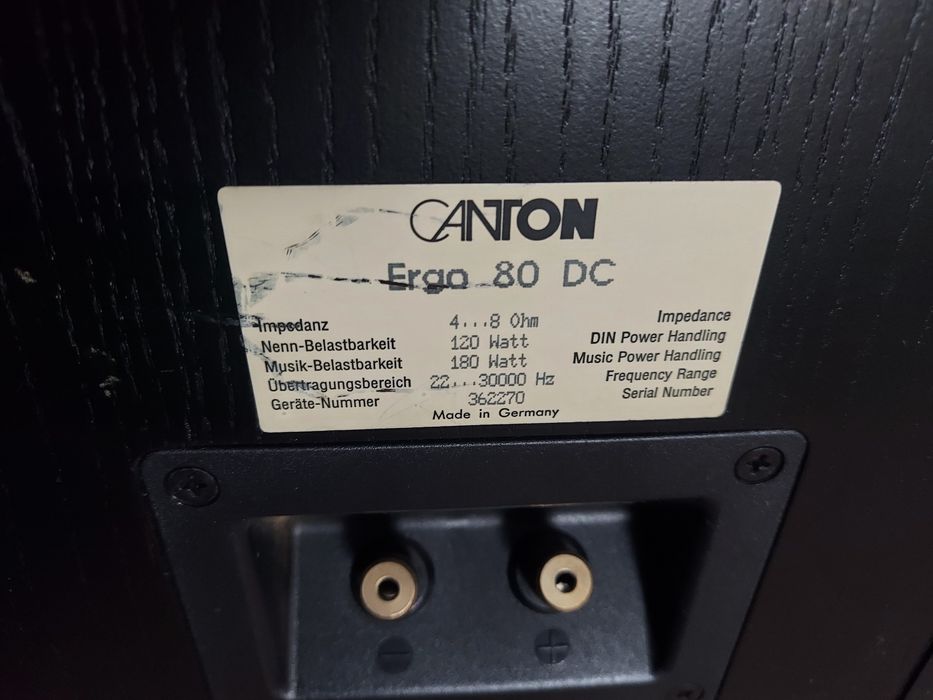 Kolumny Canton Ergo 80 DC stan super