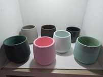 Vasos pintados de barro