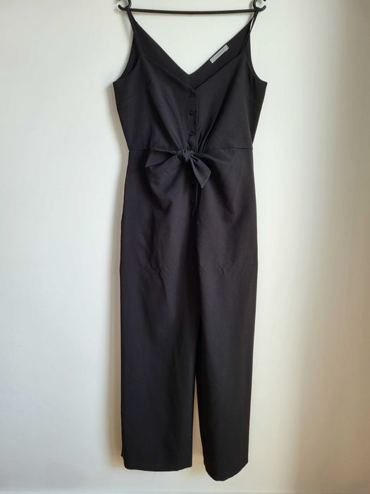 Czarny elegancki kombinezon S