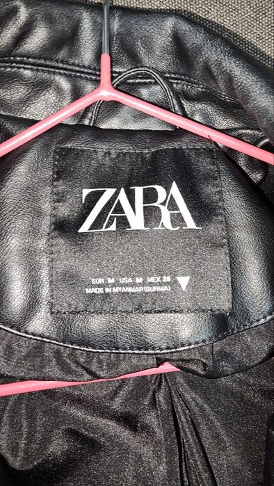 Шкіряна жіноча куртка Zara