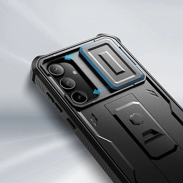 Etui Tech-Protect Kevlar Cam+ na Samsung Galaxy A55/5G - czarne