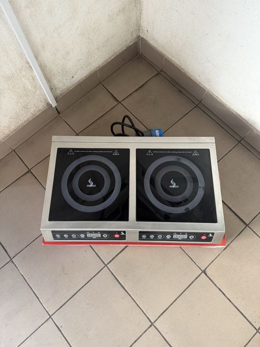 Індукційна Плита Airhot 3.5+3.5 кВт Подвійна Настільна Професійна