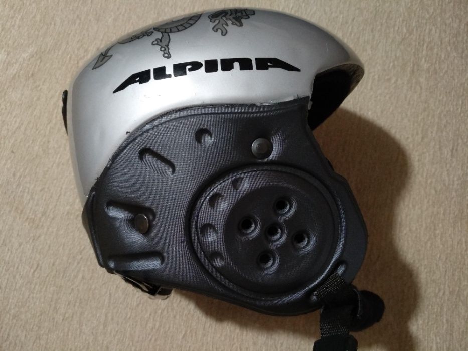 Шлем Alpina р.48-52 серый