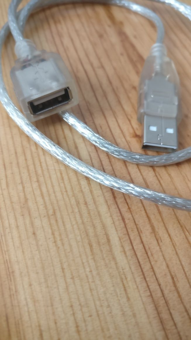 3 cabos extensão USB