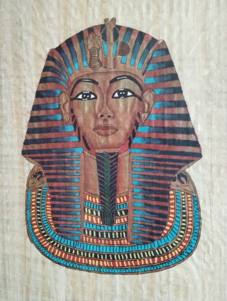 Papiro egípcio enmarcado