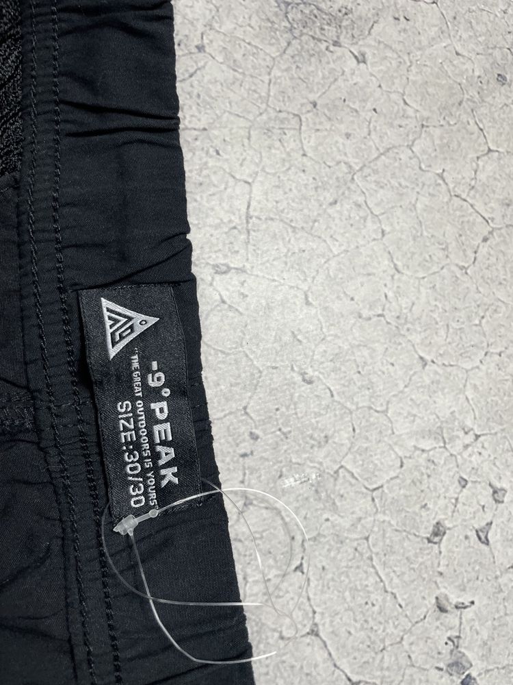 Новые Черные Карго Штаны Ice -9 Peak Оригинал Идеал S Размер