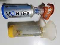 Câmaras expansoras, marca Vortex e AeroChamber