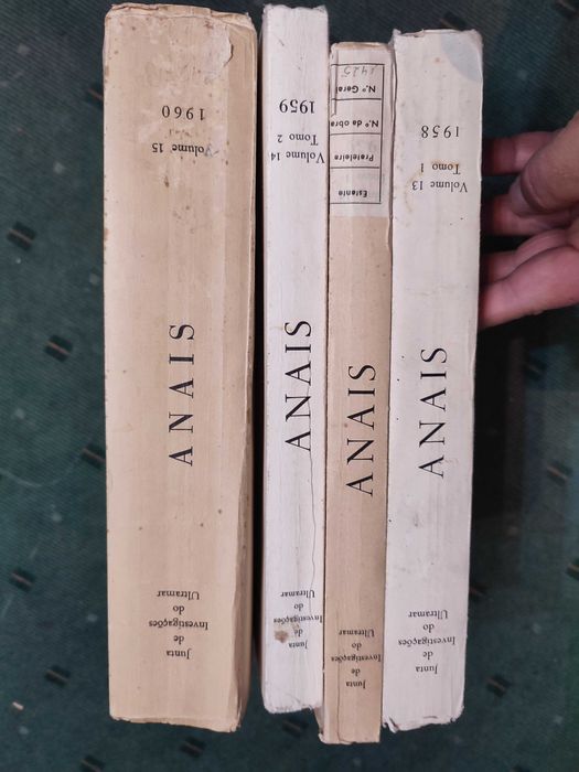 Anais da Junta de Investigações do Ultramar - 4 Vol- 1958 a 1960
