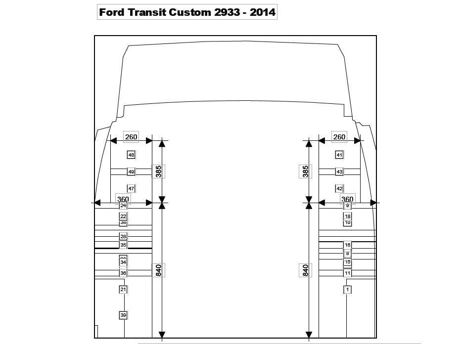 Zabudowa warsztatowa, serwisowa, specjalistyczna Ford Custom