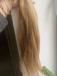 Натуральные  волосы для наращивания блонд