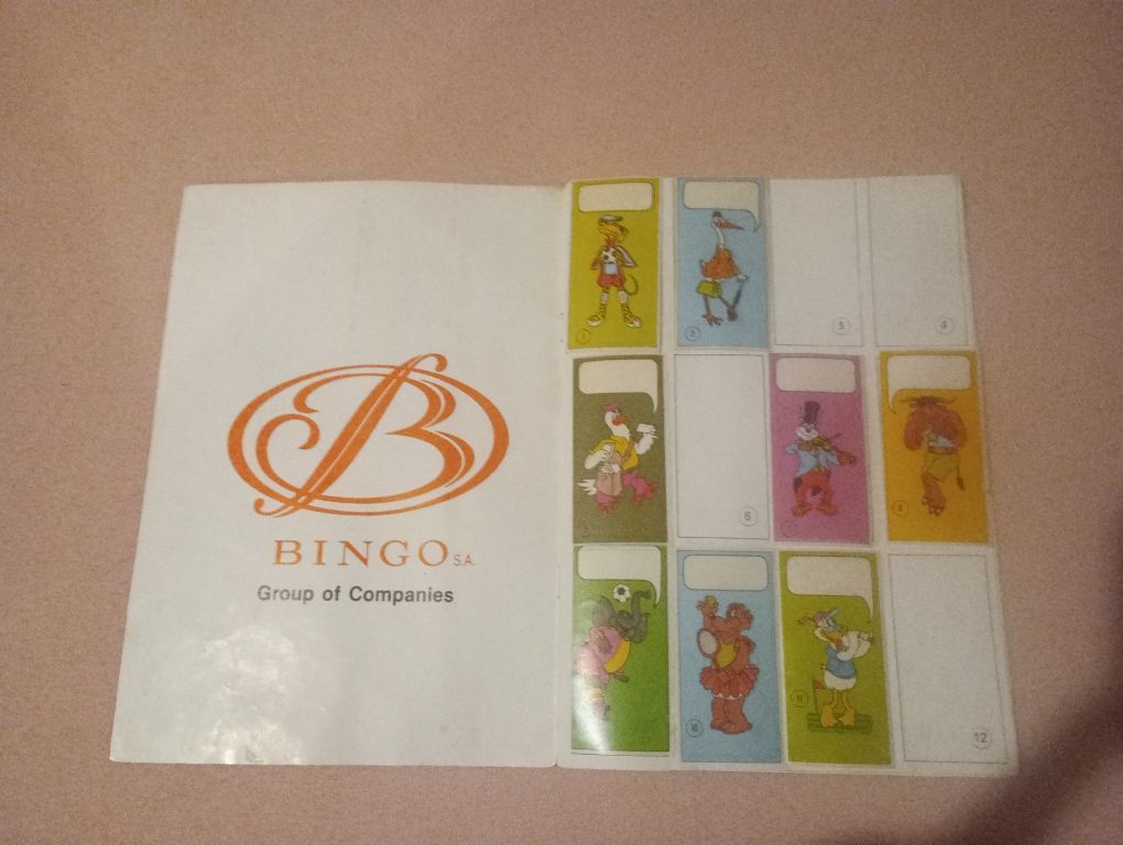 Album na naklejki z wafli kukuruku koukou roukou bingo s.a.