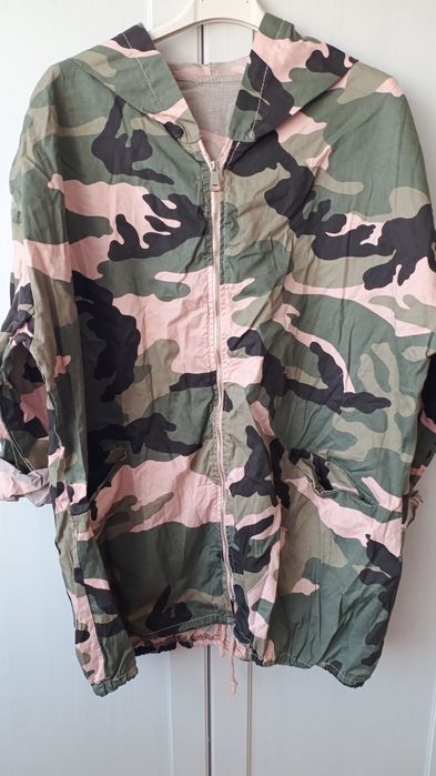 Kurtka damska bawełniana cienka oversize