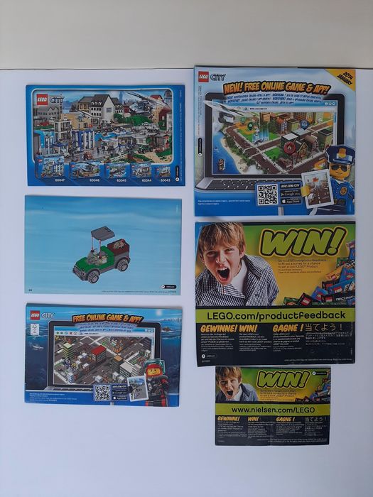 Лише інструкції Лего Сіті. Lego City 3178, 60046, 60092
3180,
60046 (к