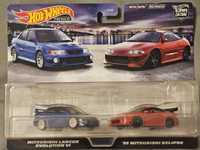 Hot Wheels Premium - Mitsubishi Lancer Evo VI, '95 Mitsubishi Eclipse