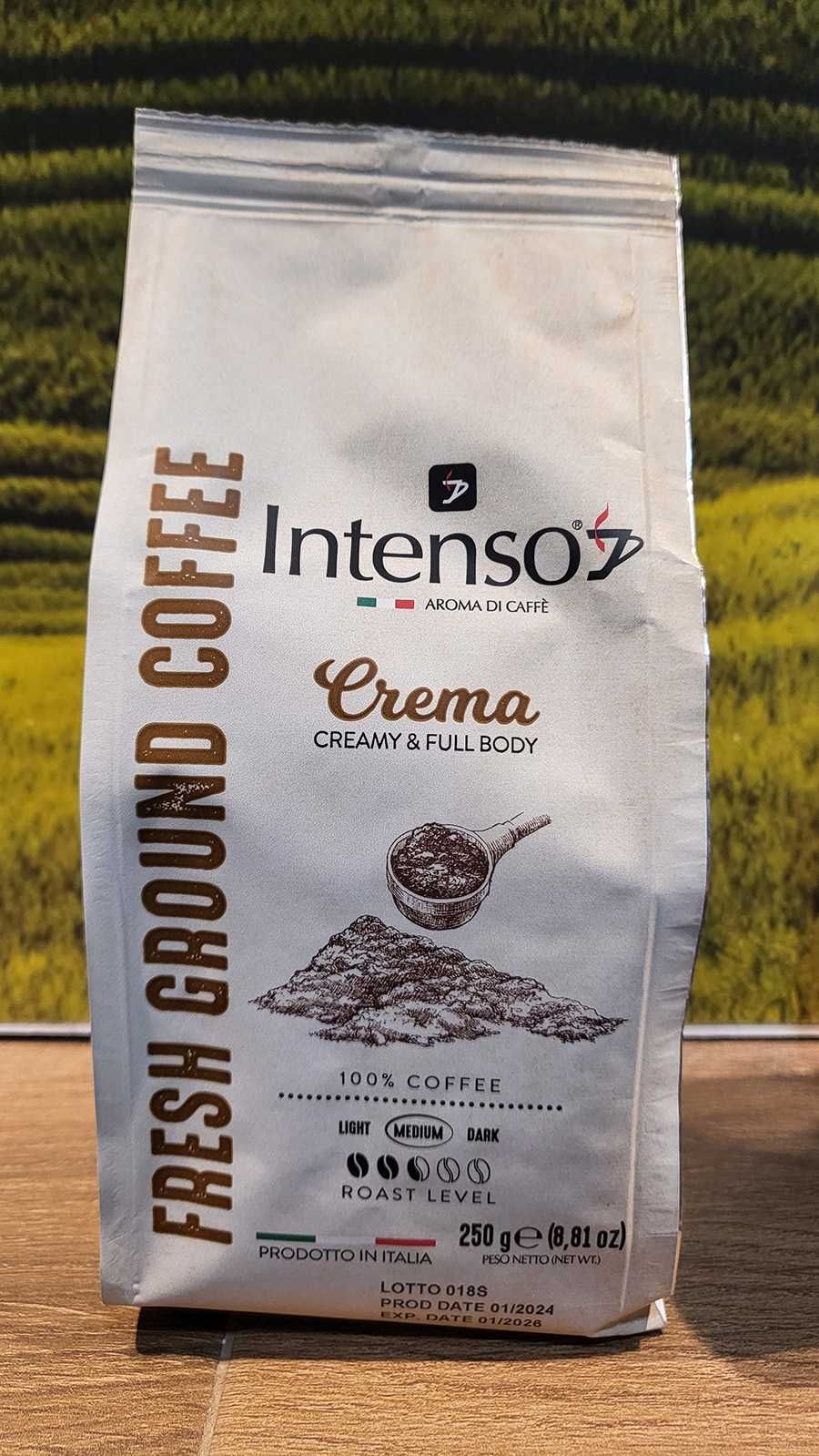 Kawa mielona Intenso CREMA - 250 gr.