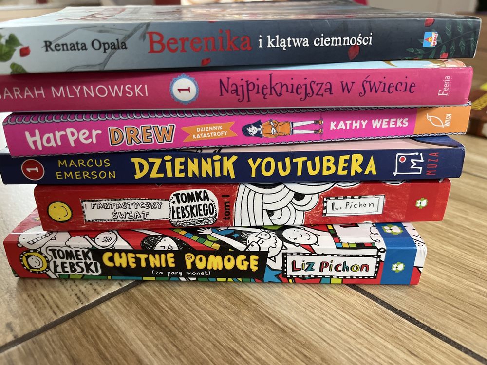Sprzedam zestaw ksiazek dla dzieci i mlodziezy