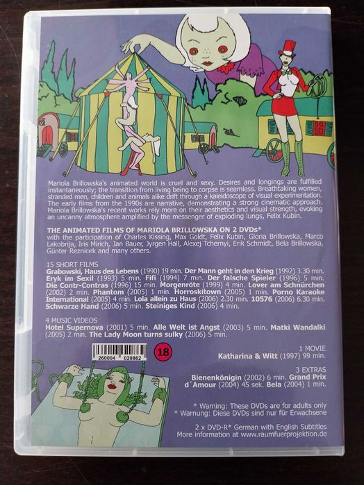 dvd: Mariola Brillowska "15 short films, 4 music videos, 1 movie"