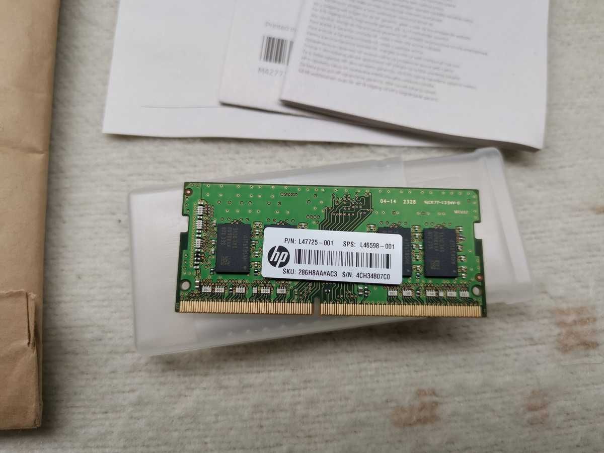 Pamięć HP 286H8AA DDR4 8GB 3200 SODIMM # Nowa #