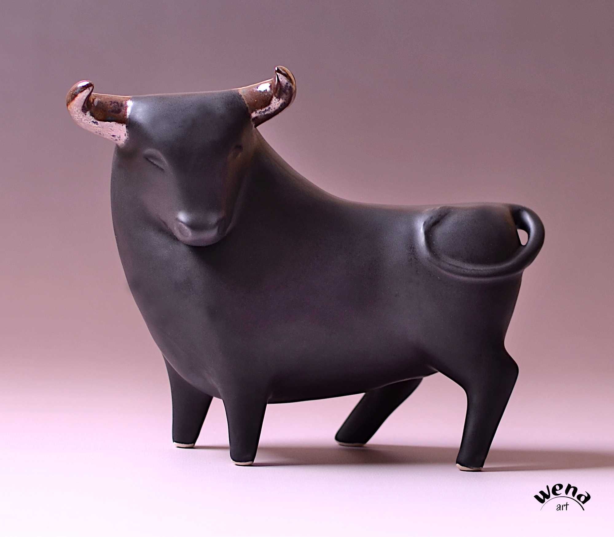 Figura byka byk ceramiczny