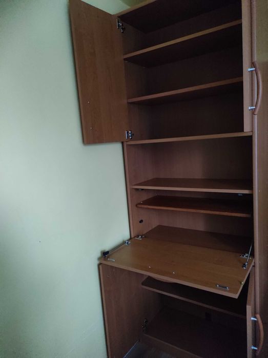 3x Regał na książki, barek, biurko