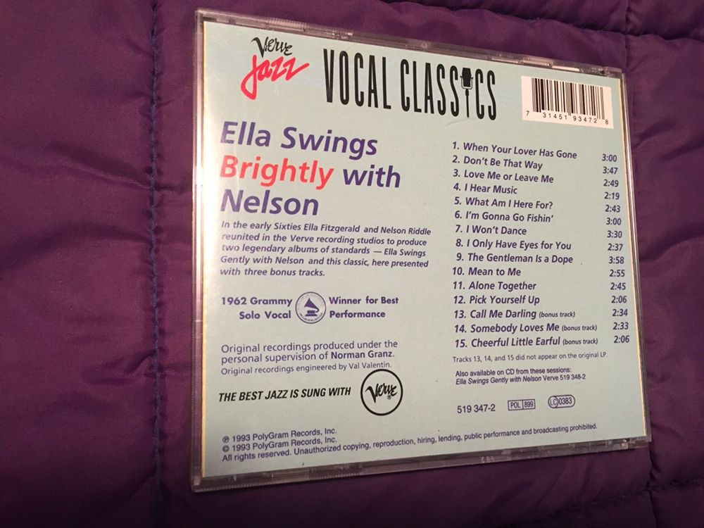 Ella Fitzgerald swings brightly with Nelson Riddle