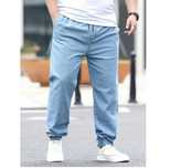 męskie spodnie letnie jeansy nowe/4-5xl