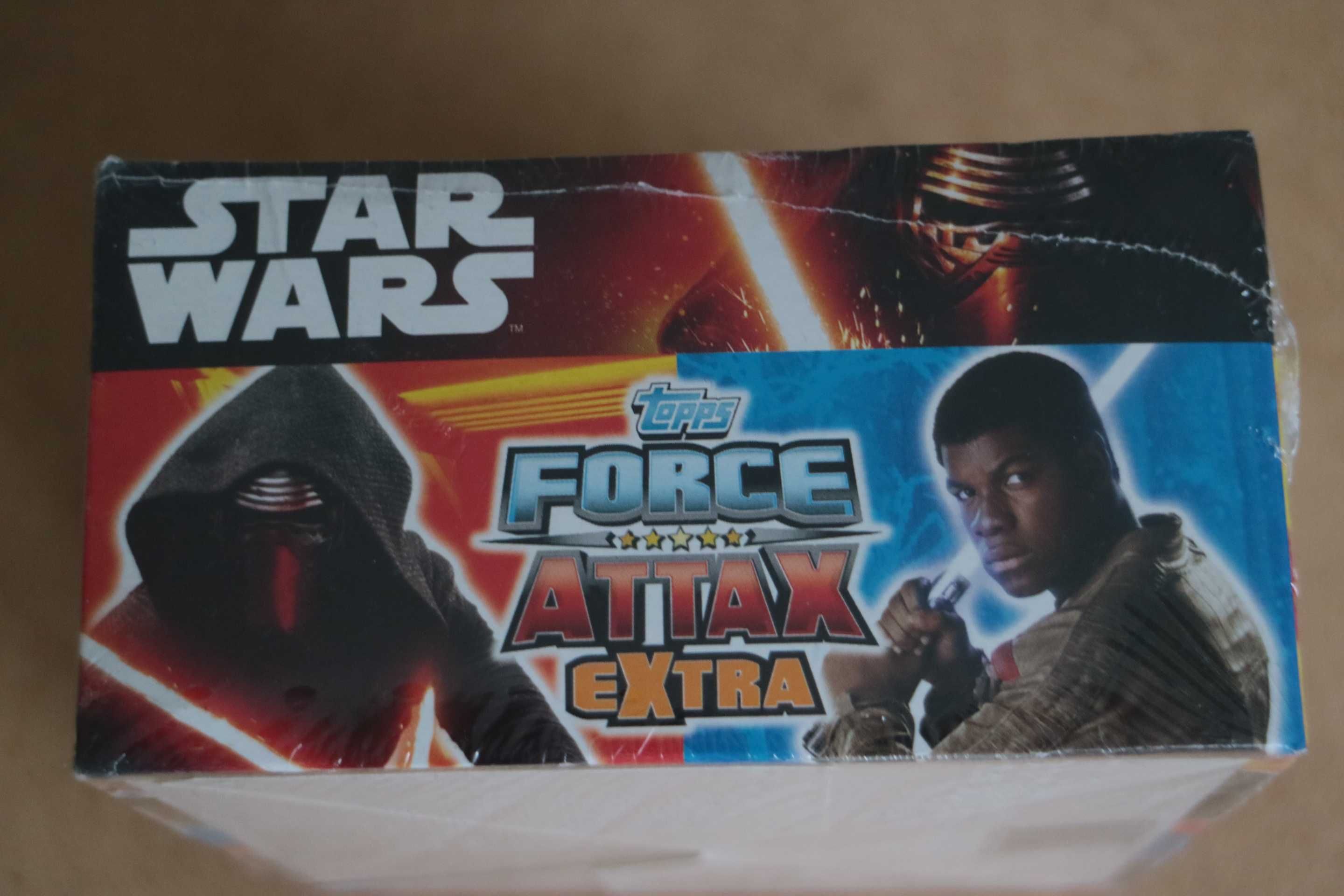 Karty Topps Force Attax Extra - box 50 saszetek - nowy w folii