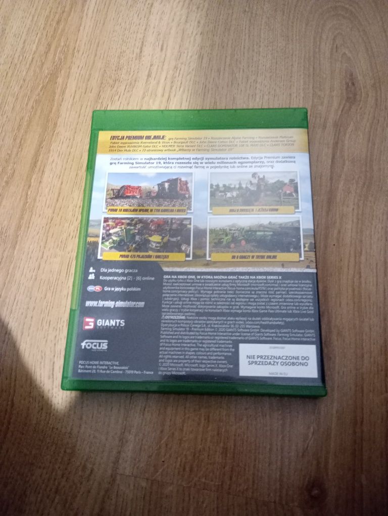 Farming Simulator 19 premium edition.
