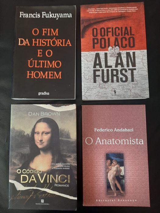 Dan Brown Alan furst andahazi anatomista Francis fukuyama último homem