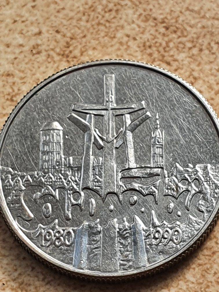 Moneta 10000   1990 Solidarność
