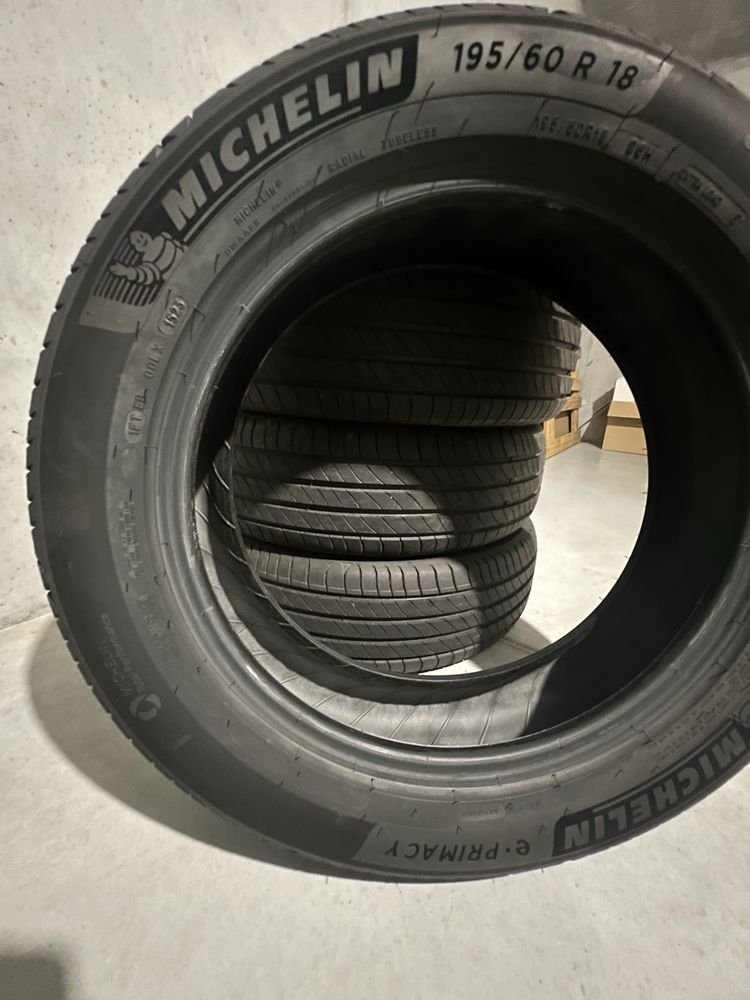 4 szt Opony letnie Michelin 195/60/18 E Primacy