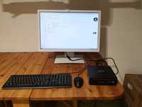 Komputer mini FUJITSU + monitor, klawiatura