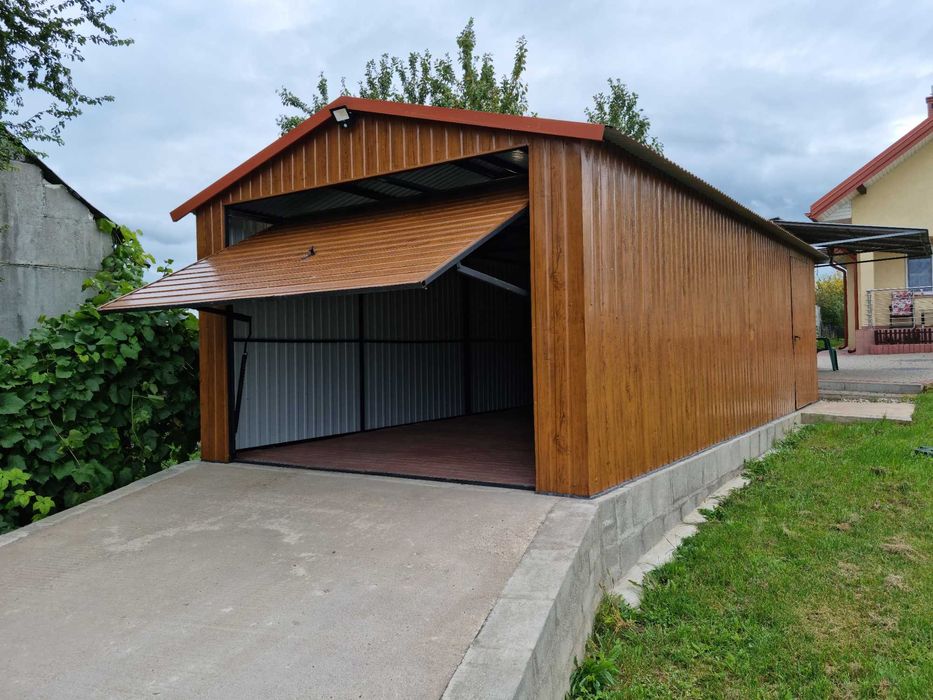 Garaż Blaszany , Wiata , Magazyn, Schowek -Garaże Blaszane -Maj-Blach