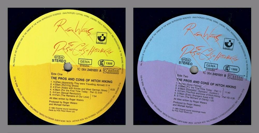 Lp Roger Waters 1984