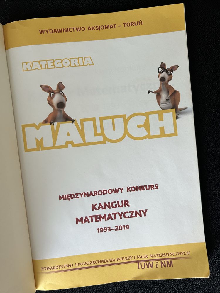 Kangur konkurs matematyczny MALUCH zbiór zadań 2019