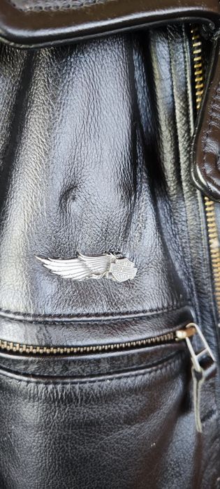 Kurtka skórzana czarna płomienie pasek gruba motocyklowa alternative o