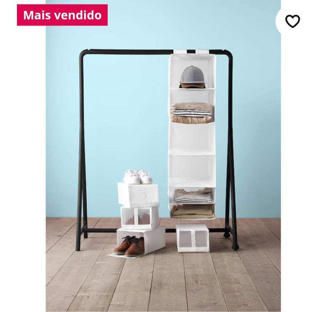 Arrumação armário SKUBB IKEA