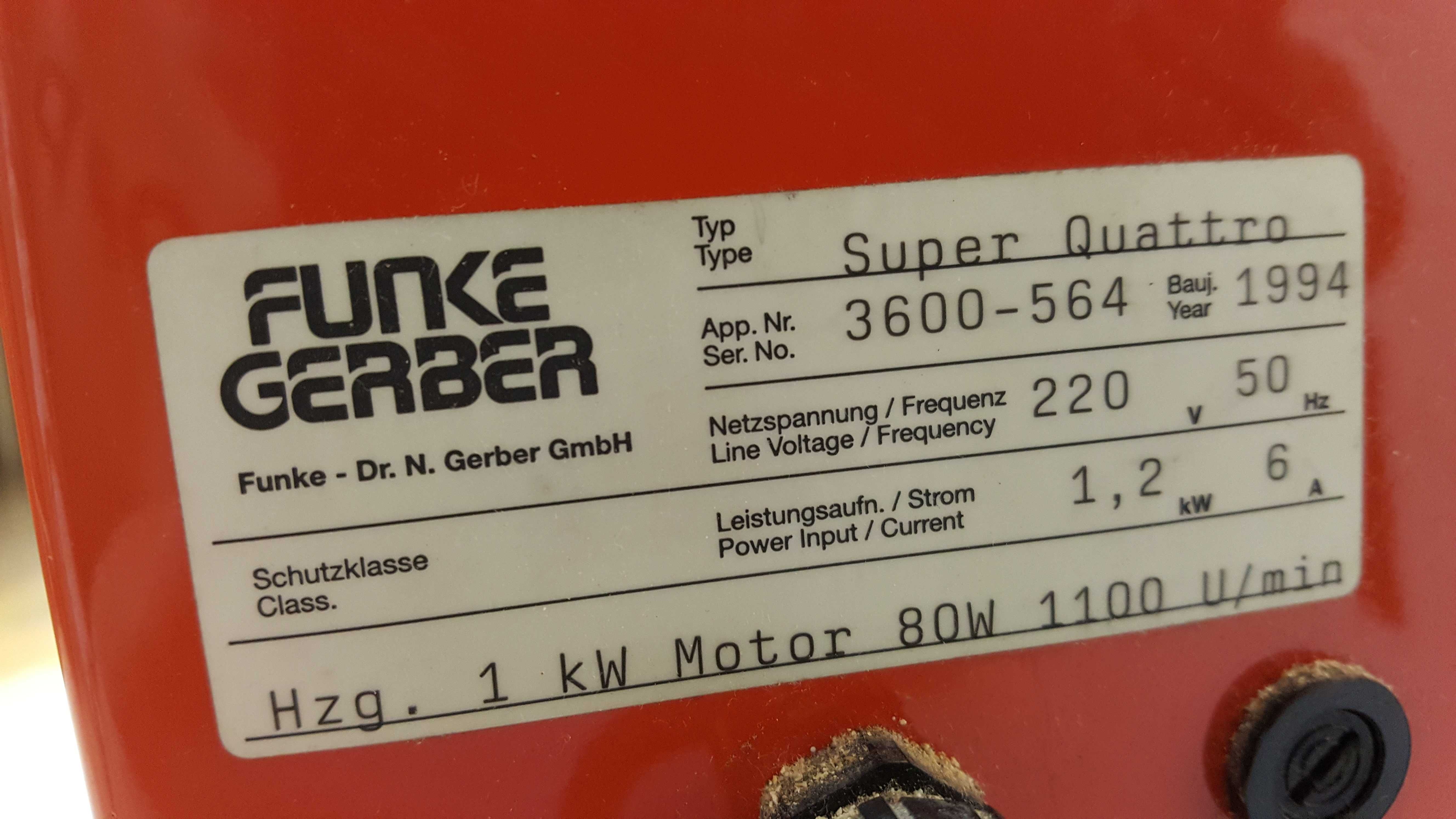 wirówka laboratoryjna Funke Gerber Super Quatro