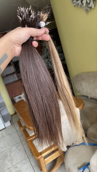 Натуральне волосся славянка 62 грама, 40-45 см
