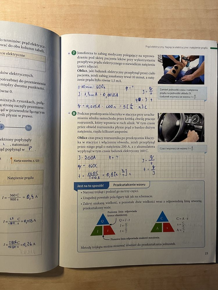 Zeszyt ćwiczeń fizyka chemia matematyka