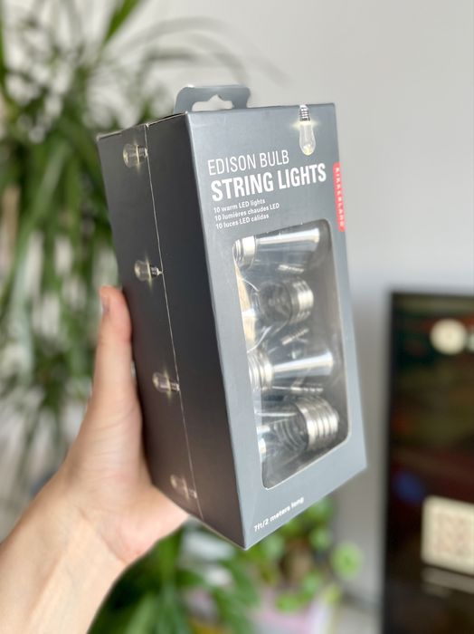 Edison łańcuch świetlny 10 lampek LED
