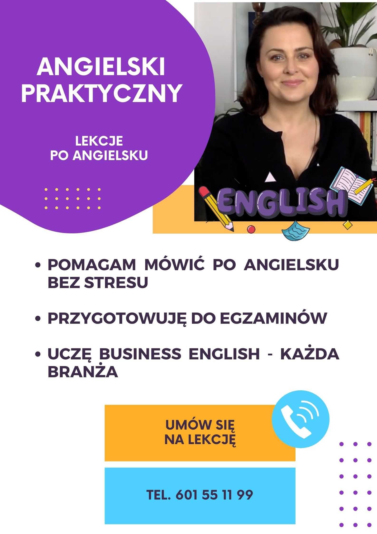 Angielski praktyczny - mówienie, egzaminy, business.