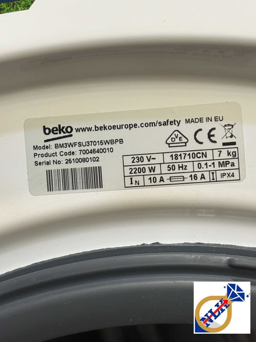 Pralkę Beko B43WFSU37015WBPB/Gwarancja do 15.03.2027 Możliwy Transport