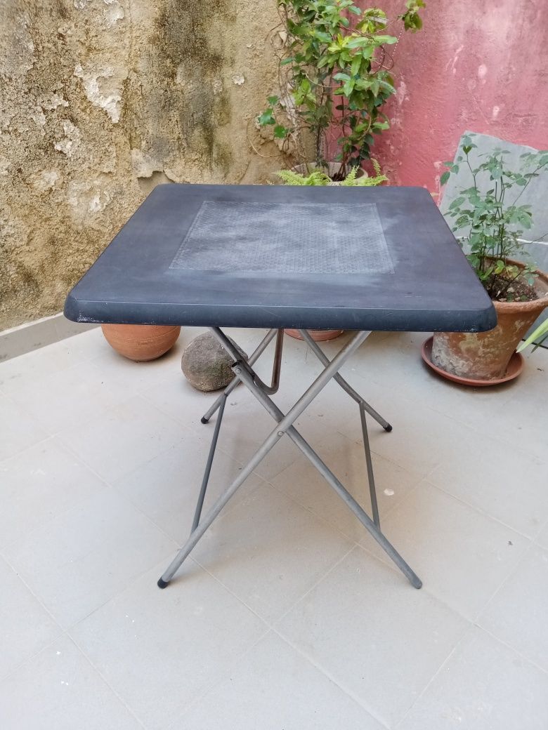 Mesa jardim desdobrável