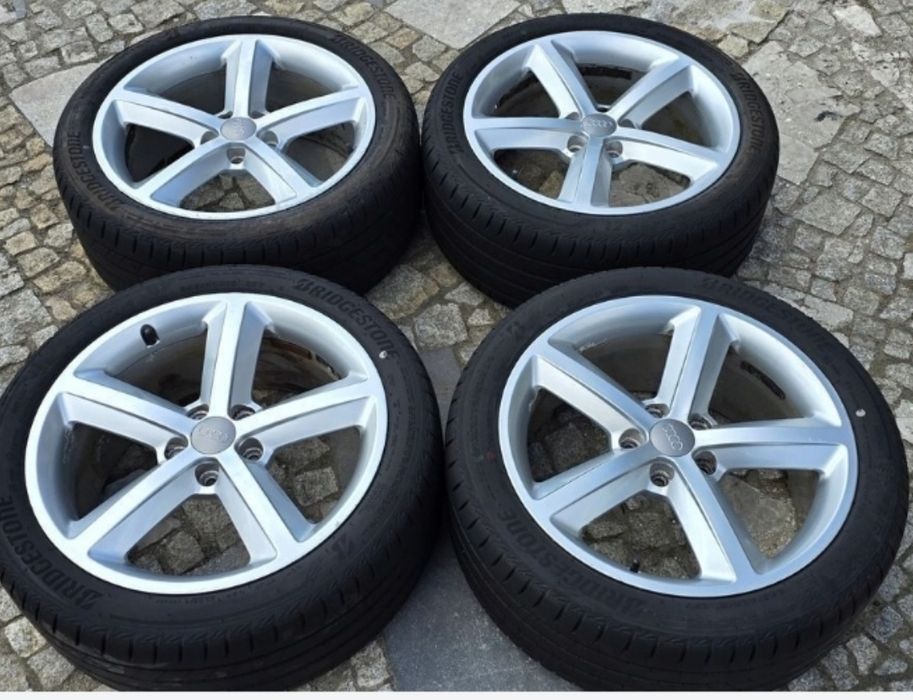 Felgi audi 5x112 18 sline opony w ładnym stanie
